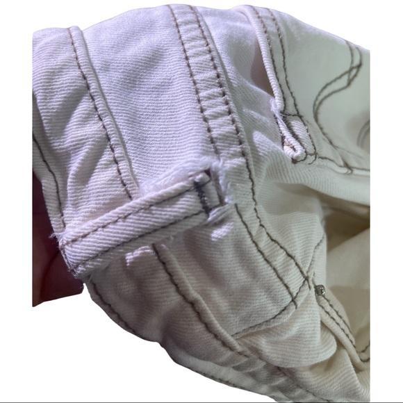 Forever 21 embellished vintage white Jeans size Large - Picture 7 of 9